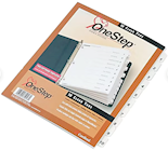 DIVIDERS, INDEX SYSTEM, NUMERIC, PAPER, 10 TAB, WHITE THUMBNAIL